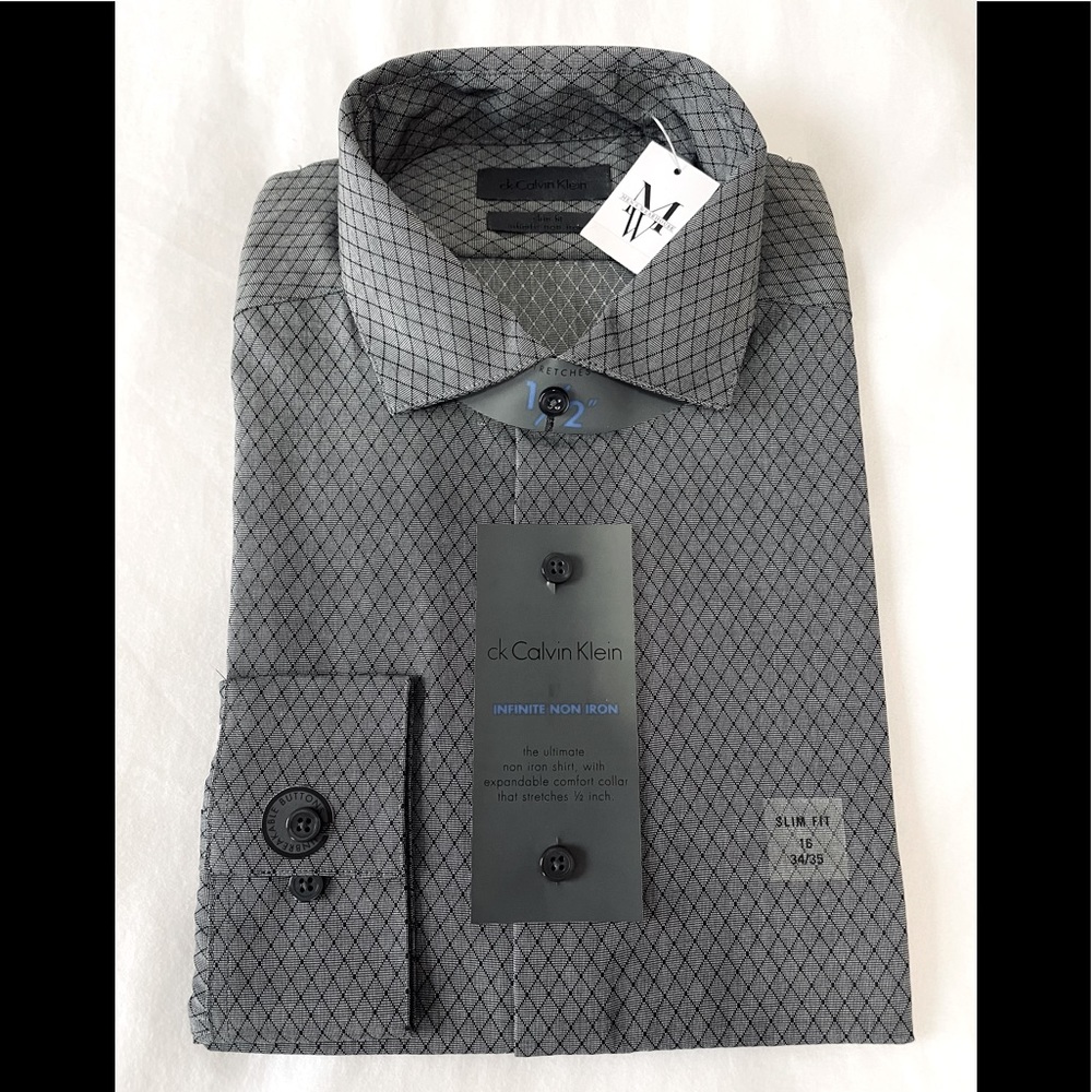 Brand New Calvin Klein Slim Fit Dress Shirt